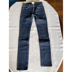 Hudson Womens Skinny Dark Blue High Rise Jeans Size 24